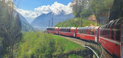 szwajcaria pociąg alpy