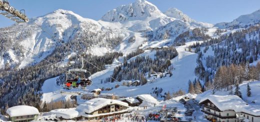 austria narty zima snowee góry alpy